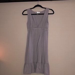 Gray sleeveless dress